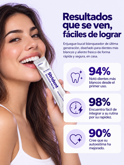 Enjuague Bucal Blanqueador Strident