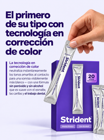 Enjuague Bucal Blanqueador Strident