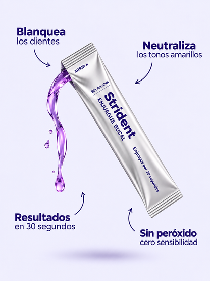 Enjuague Bucal Blanqueador Strident